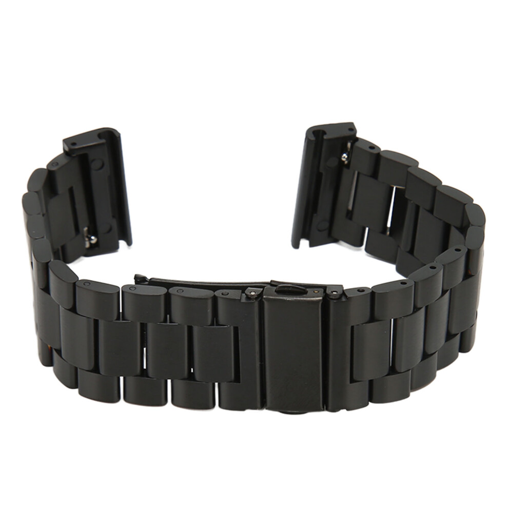 Adjustable Stainless Steel Watchband 26Mm For Fenix 7X 6X 5X Black 9371369968449