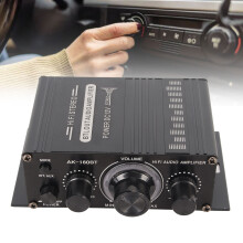 Amplificatore di potenza Bluetooth 5.0 in lega di alluminio 20Hz-20KHz Audio per auto/casa a 12V