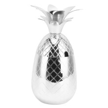 Langlebiger Ananas Edelstahl 500ml Cocktailshaker Becher Silber