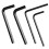 Guitar Adjustment Tools 9Pcs Metal Hex Wrenches Flat End for String & Fret Work 9