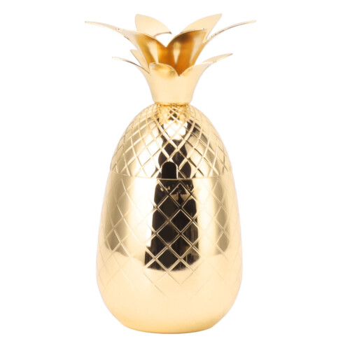 Cocktail-Shaker in Ananasform, Edelstahl, polierte 1