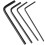 Guitar Adjustment Tools 9Pcs Metal Hex Wrenches Flat End for String & Fret Work 7