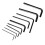 Guitar Adjustment Tools 9Pcs Metal Hex Wrenches Flat End for String & Fret Work 14