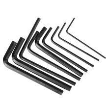 9 Stück Flach-Ende Metall-Sechskantschlüssel Set für Gitarreninstrumentenreparatur und Wartung