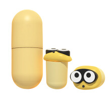 Animal Theme Foam Earplugs for Noise Reduction, Yellow, Flexible