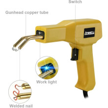 Kunststoflasmachine, heteluchtnietmachine voor naadloze reparatieset voor autobumpers, ergonomisch ontworpen handgreep voor comfortabele grip,
