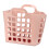 Sturdy Plastic Construction Laundry Hamper, Slim Space-Saving Design, For Bathroom And Bedroom Use (Solo Piece) 1