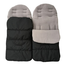 Adaptable Stroller Footmuff, Universal Fit Accommodates Most Strollers, Convenient Double Zipper Offers Easy Access And Adjustment, Polar Fleece