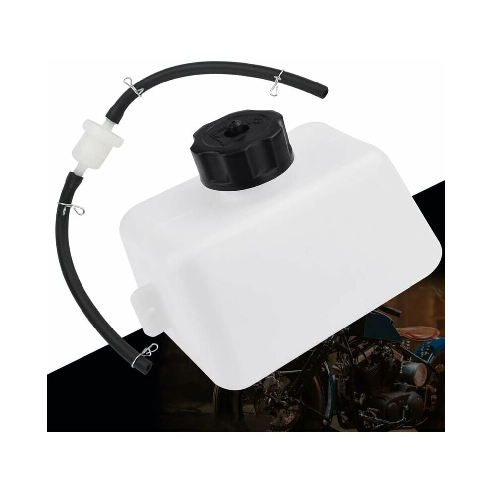 Universal Fit Fuel Container For Mini Bikes, Abs Plastic Gas Tank With Stainless Cap, Replacement For 43Cc 45Cc 47Cc 49Cc Quad Atv Mini Moto 9405630858662