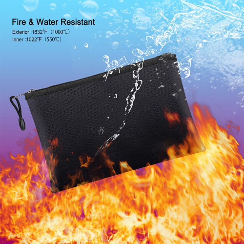 Ασφαλές καταφύγιο για τα έγγραφά σας, αδιάβροχο χρηματοκιβώτιο, πυράντοχη τσάντα 2