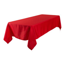 Nappe rectangulaire anti-taches en tissu polyester, housse
