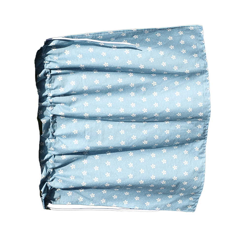 Car Curtain Sun Shade 40Cm Cotton Embroidered Cartoon Side Window Insulation Blue 9391369977975