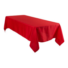 Nappe rouge antidérapante, couverture de Table en tissu à