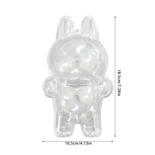 Coque rigide en acrylique transparent polyvalente, avec poignée 2