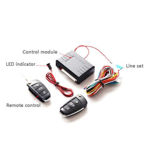 Car Keyless Entry Central Door Lock Kit Car Keyless Application with Remote Control Entry System Car Alarm System 2