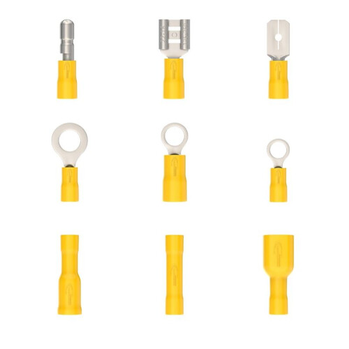 700 Pieces Cable Lugs Set, Blade Receptacles, Round Connectors, Ring Terminals and Butt Connectors 2