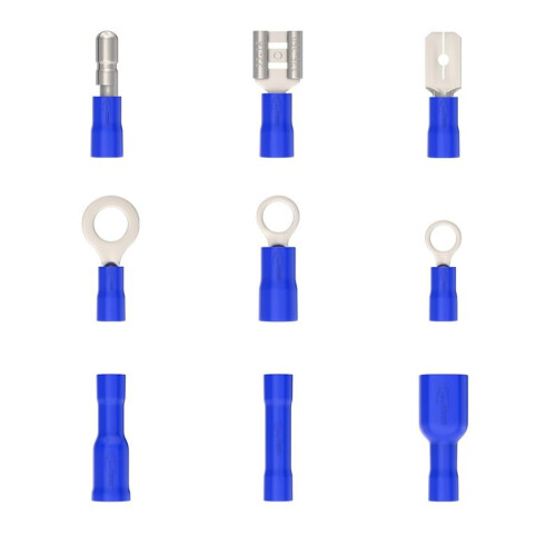 700 Pieces Cable Lugs Set, Blade Receptacles, Round Connectors, Ring Terminals and Butt Connectors 1