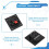 4PCS Speaker Box Terminal Cup, Spring Square Subwoofer Box Terminal Binding Post Connector for DIY Home Car Speaker 4