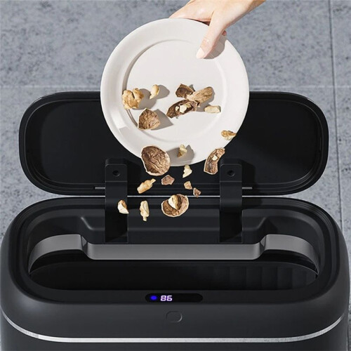 14L Automatic Sensor Trash Can Electric Touchless  Bin Kitchen Bathroom Waterproof Bucket Garbage with Lid 1
