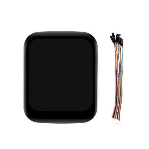 1.69Inch Round LCD Display Module with Touch Panel, Micro-Type LCD Display, 240X280 Resolution, IPS, SPI and I2C, 262K