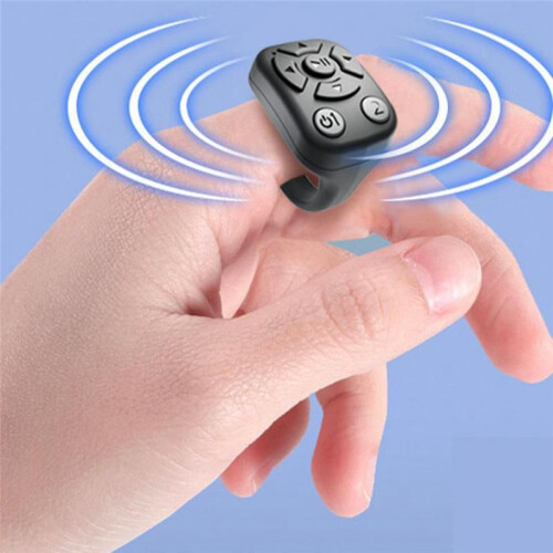 Wireless BT Shutter Release Button  Fingertip Ring Remote Control Phone Selfie Controller Self-Timer 1