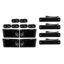 Car Turn Signal Black Shell Running Water Light Roof Cab Sign Light Roof Warning Light for H2 2003-2009