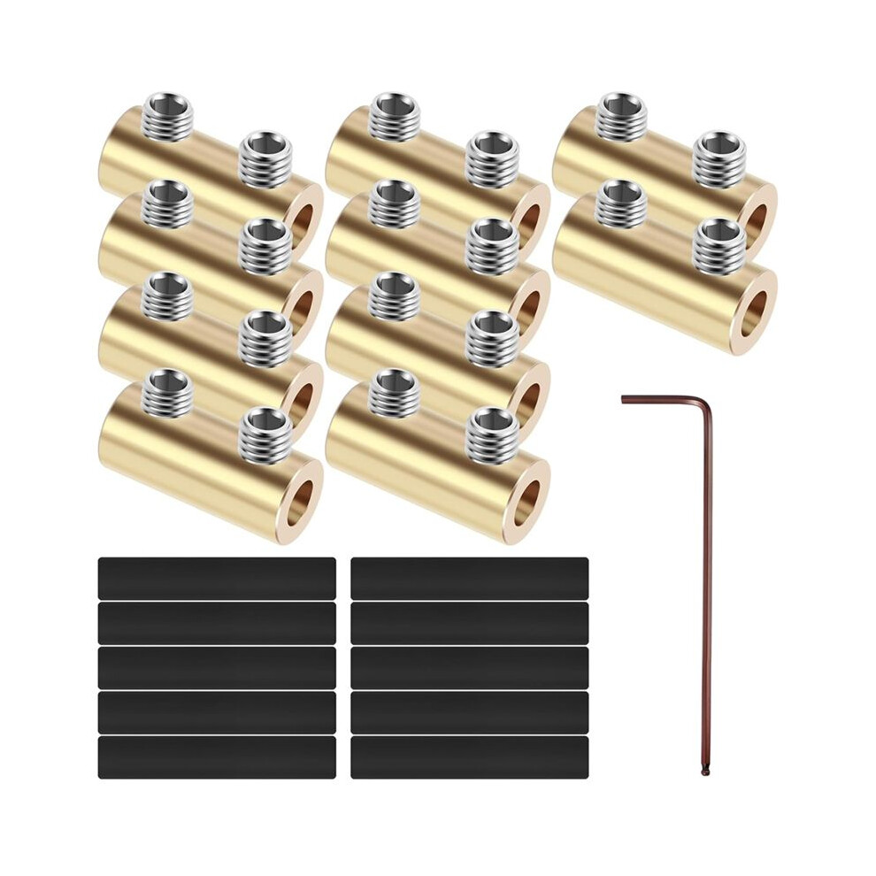 10Pcs Wire Connector Nut Kit 80A Copper Splicing Wiring Connector Waterproof Circuit Wire Connecting Terminal 4711095973099