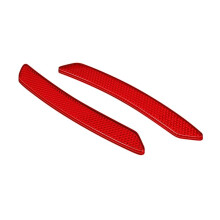 2Pc Car Wheel Eyebrow Reflective Sticker Trim Universal Car Reflector Strip-Safety Warning Tape Reflective Sticker A