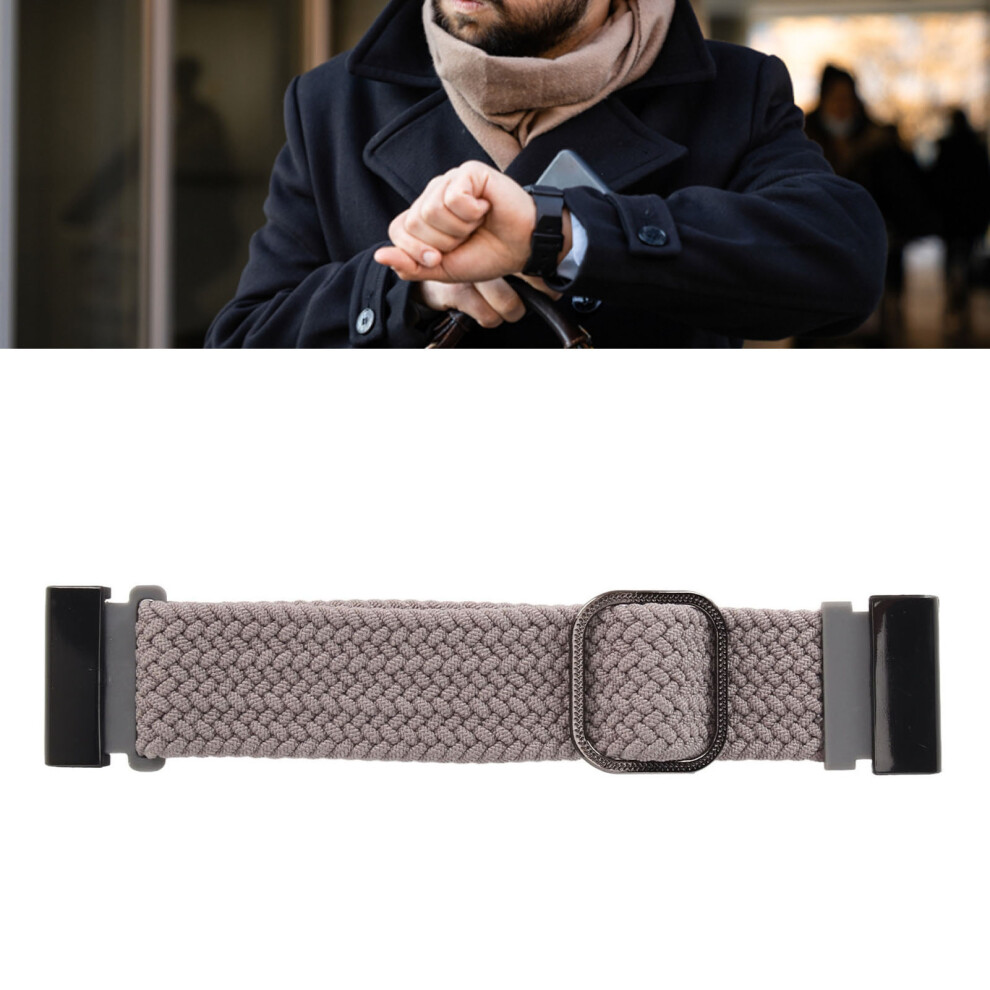22Mm Nylon Braided Watch Band For Fenix 7X & Vertix 2 Grey 8451369979162