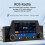 Car 1DIN 4.7Inch  Portable Screen GPS Navigation Display Wireless Carplay Android Auto MP5 Player 2