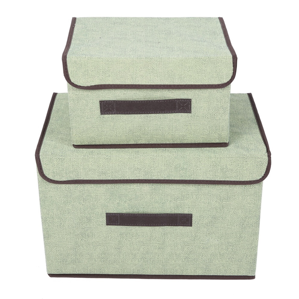 Collapsible Storage Solutions, Foldable Storage Bins For Versatile Home Organization, Linen Fabric Storage Boxes With Multi-Purpose Organizer 9464372609703