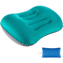 Luxuriöses Campingkissen, kompakte Abmessungen, ultraleichtes aufblasbares Campingkissen, ergonomische Nackenstütze, multifunktionale