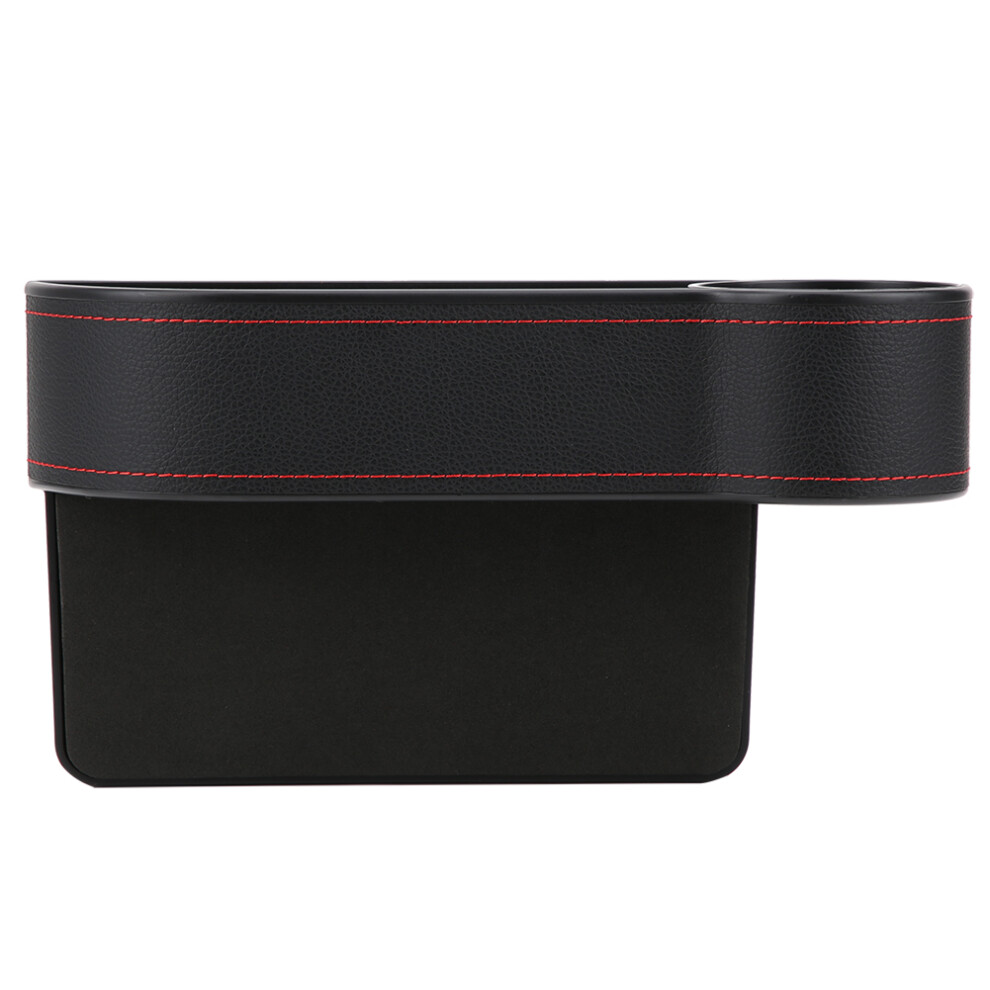Car Seat Gap Filler, Enhance Your Driving Pleasure With Auto Console Side Organizer, Cup Holder Organizer For Multifunctional Storage (Black) Black 9074015431914