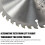 Cutting Mastery, Carbide Circular Saw Blade Ensures Flat And Smooth Cuts On Various Materials 4