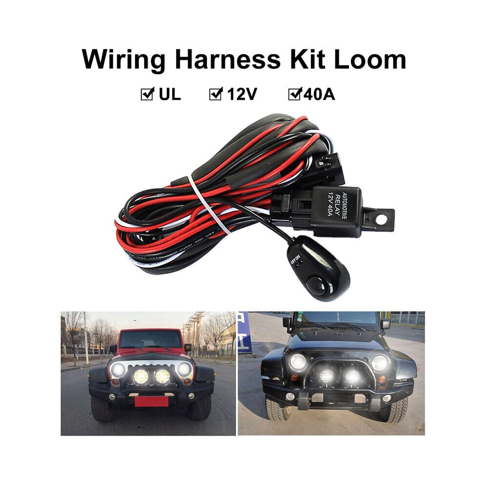 Engineered For Durability, This Wiring Harness Kit Offers Multi-Mode Ing And Blade Fuse Protection, Ideal For Your Led Bar Needs Light 9128293120722