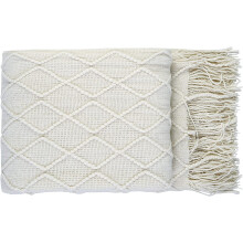 Decorative Textured Blanket For Couch, Exquisite Work Knitted Wool Lightweight But Warm With Anti-Static Treatment For Bedroom And Living Room, Cozy