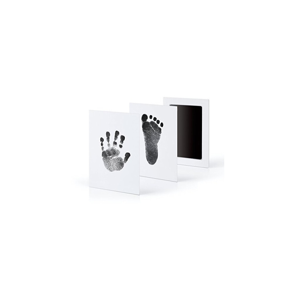 Capturing Moments Clean Touch Print Set, Non-Toxic Inkless Ink Pad for Baby Footprint Kit & Handprint Kit, Mess-Free & Extra-Large, Safe