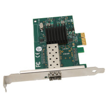 Carte Ethernet PCIe X1 avec port SFP, adaptateur LAN 1 Gbps pour Linux et Windows PC