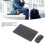 Wireless Bluetooth Keyboard & Mouse Set, Portable, Black 4