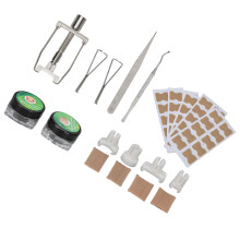 Ingrown Toenail Corrector Kit with Tweezers & Patches, Stainless Steel