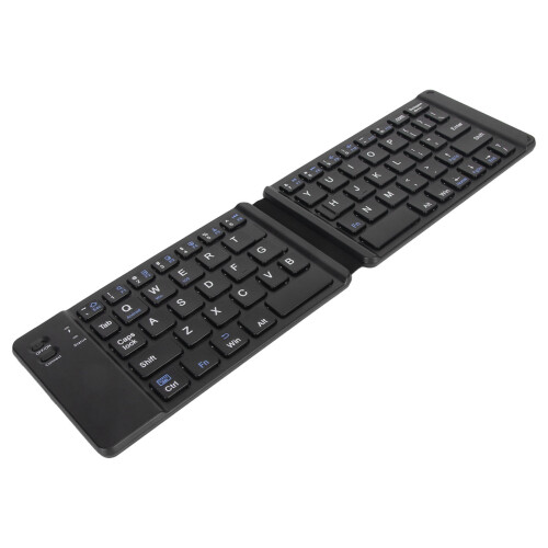 Slim Foldable Bluetooth Keyboard for Windows & Phone, Black, 120mAh