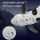 Remote Control Whale Diving Toy 2.4G, Blue, 8.5oz, 3.7V Battery 3