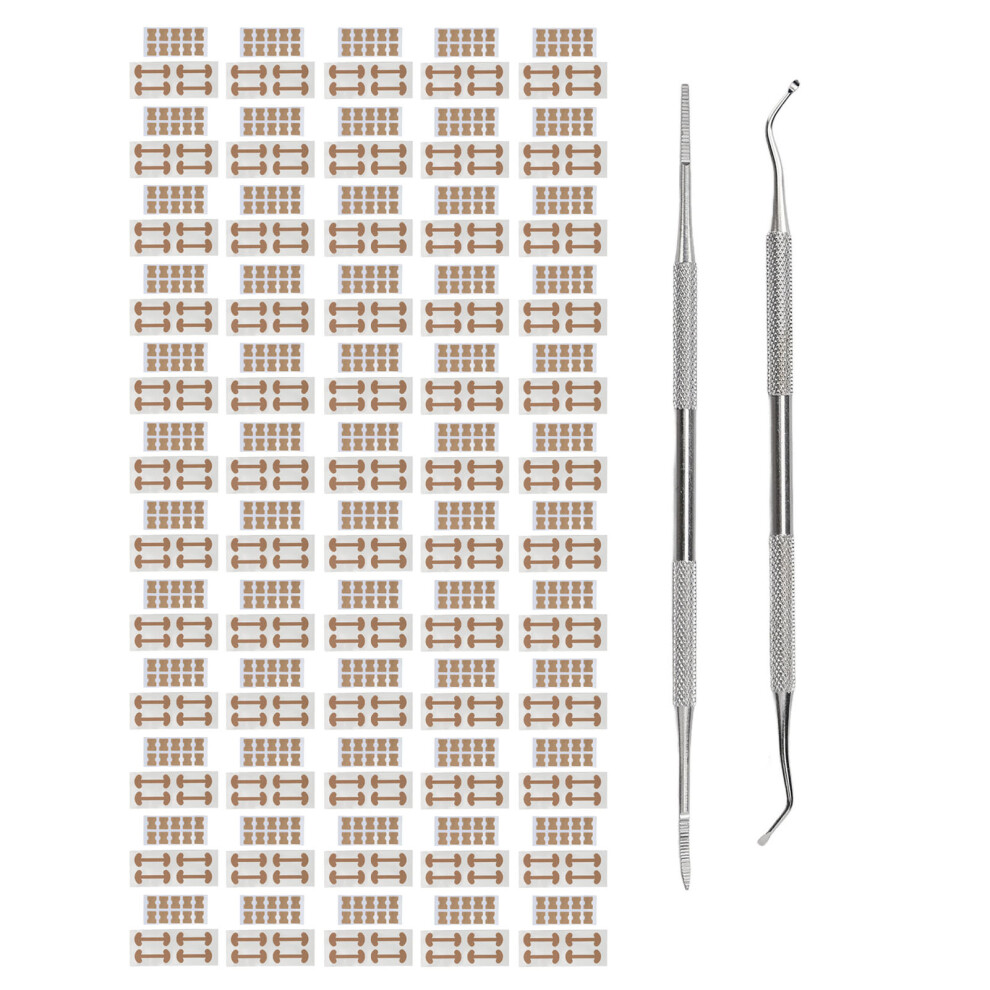 120pcs Ingrown Toenail Corrector Strips Kit, Stainless Steel, Pain Relief