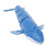 Remote Control Whale Diving Toy 2.4G, Blue, 8.5oz, 3.7V Battery 16
