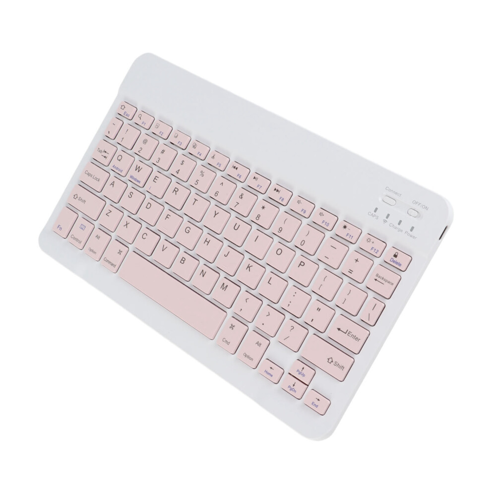 10In Wireless Bluetooth Keyboard, Ultra Thin, Waterproof & Stable Pink 4951369980822