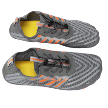 Men's Grey Water Shoes Size 45 Quick Dry Beach Swim Surf Pool Hiking