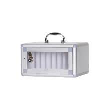 Clear View Telefooncel Wandmontage Aluminium Organizer-8 bits