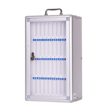 Wall Mounted Aluminum Alloy Phone Storage Cabinet- 36 bits