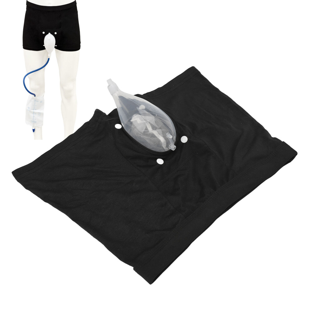 Wearable Silicone Male Urine Collector Bag for Incontinence, 1000ml