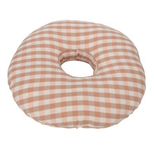 Coussin pour piercing d'oreille pour les dormeurs sur le côté, donut en coton lavable de 30 cm